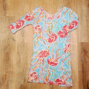 Lilly Pulitzer 3/4 Sleeve Shift Dress
